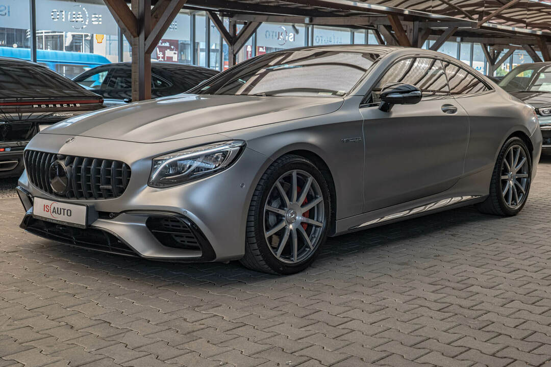Mercedes S63 AMG Coupe/Burmester/AirMatic/HuD/Камера360/53000КМ/4M+ Mercedes S63 AMG Coupe/Burmester/AirMatic/HuD/Камера360/53000КМ/4M+