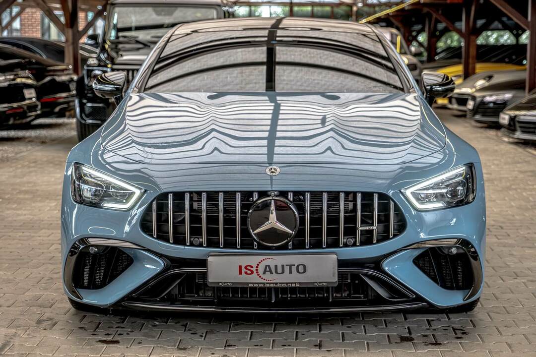 Mercedes-Benz AMG GT 63SЕ/Гаранция 2027/Burm/HuD/Обдух/Cerami/China Blau Mercedes-Benz AMG GT 63SЕ/Гаранция 2027/Burm/HuD/Обдух/Cerami/China Blau